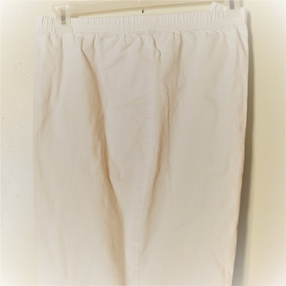 Croft & Barrow 3X Capris Pants Jeweled White H349 - Picture 3 of 9